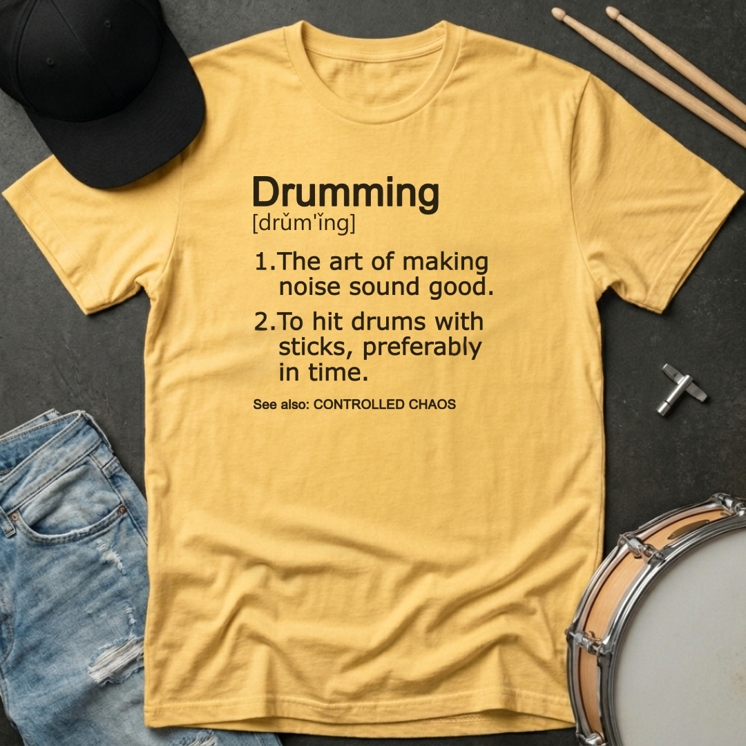 Drumming Definition T-Shirt