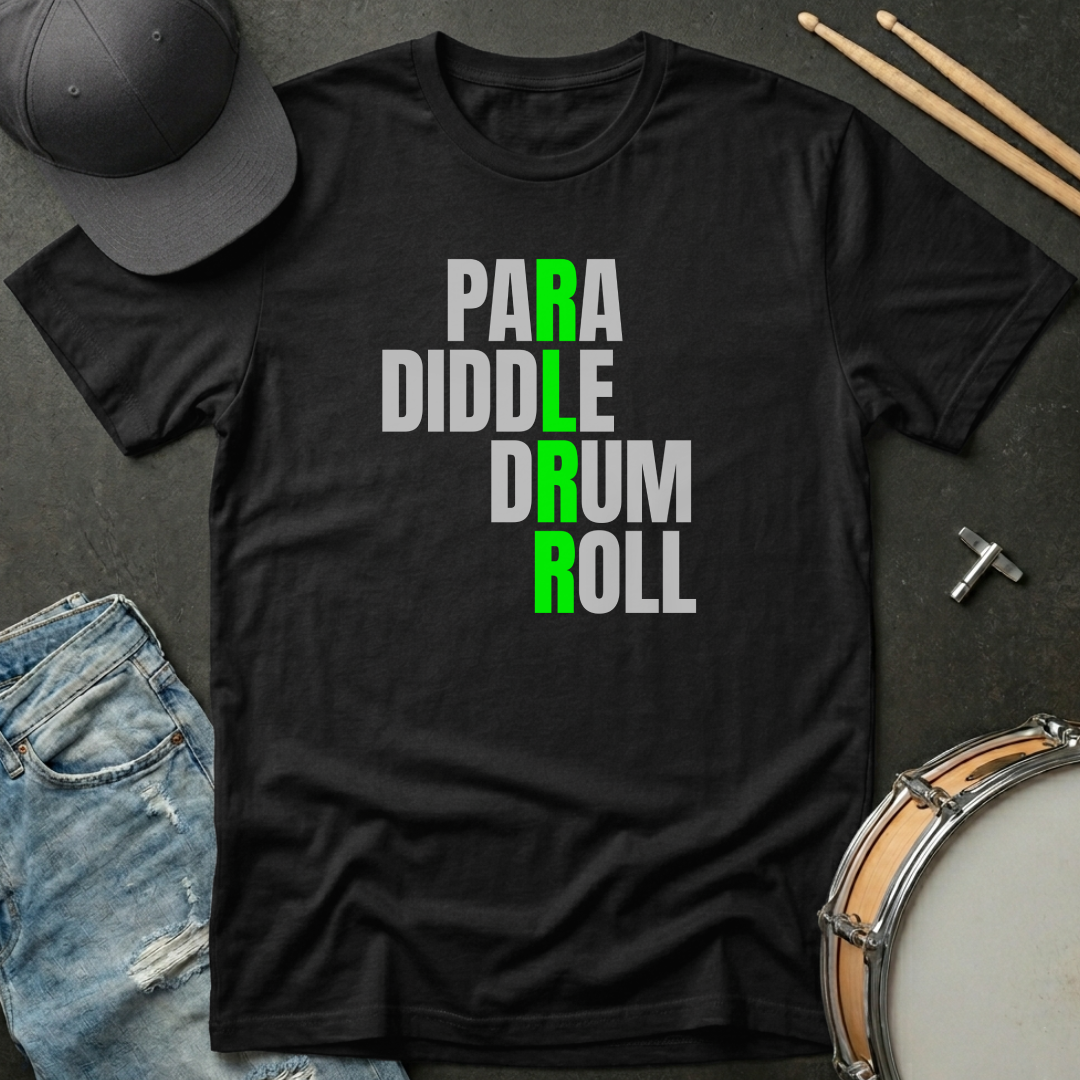 T-Shirt Paradiddle Drum Roll