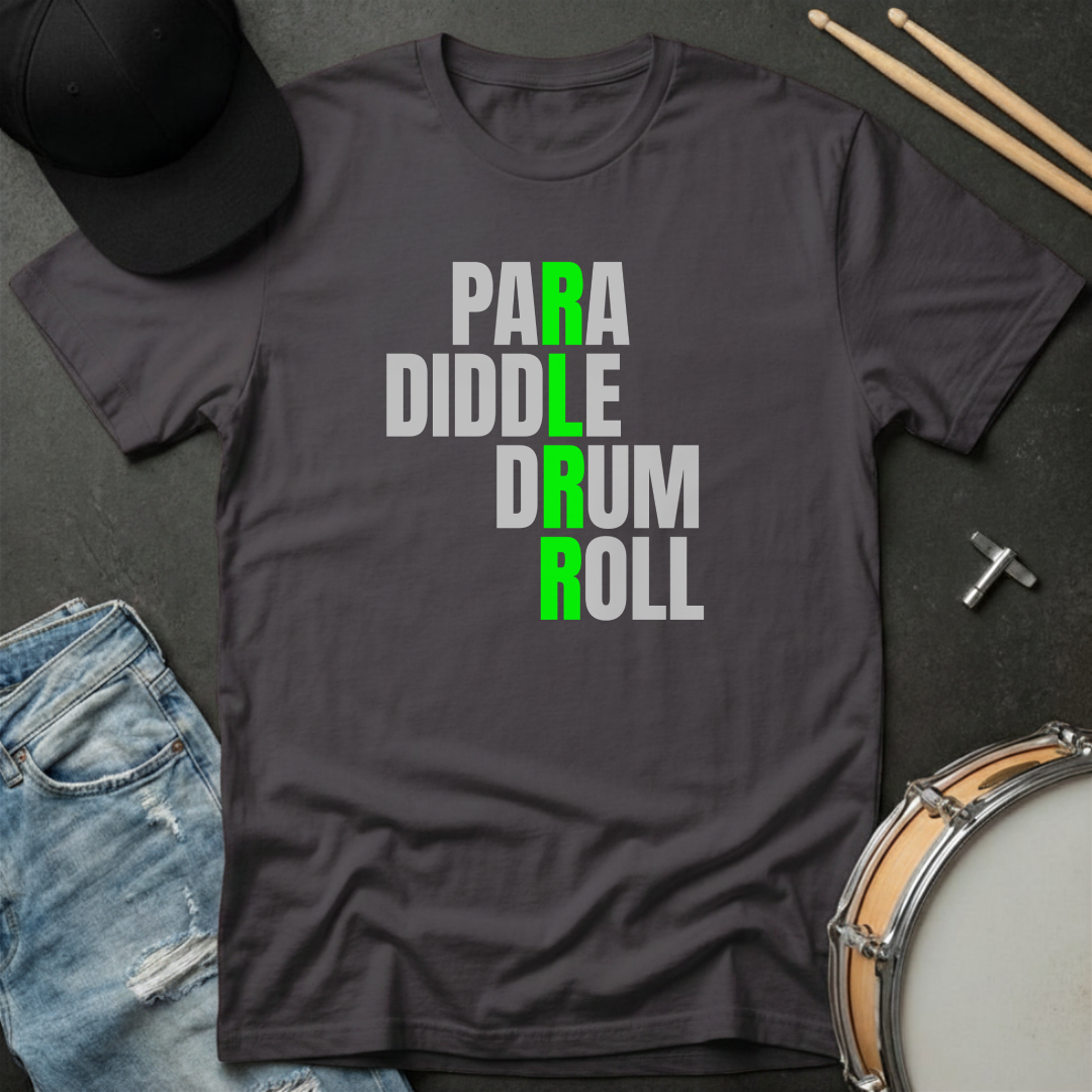 T-Shirt Paradiddle Drum Roll