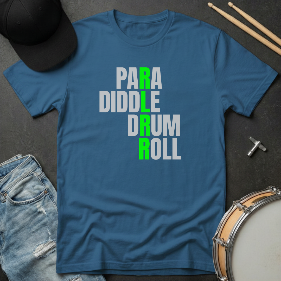 T-Shirt Paradiddle Drum Roll