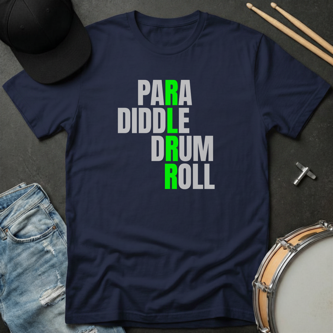 T-Shirt Paradiddle Drum Roll