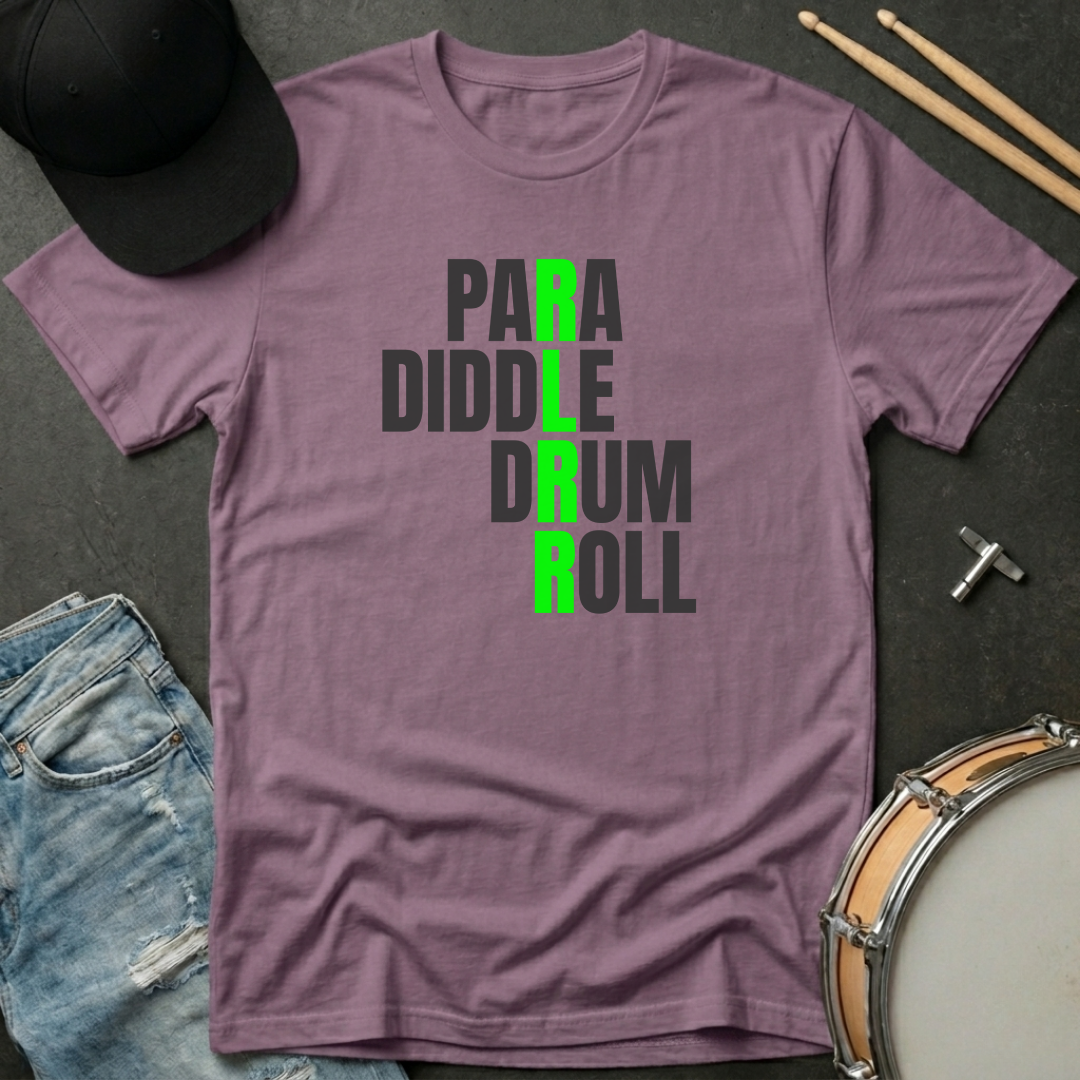 T-Shirt Paradiddle Drum Roll