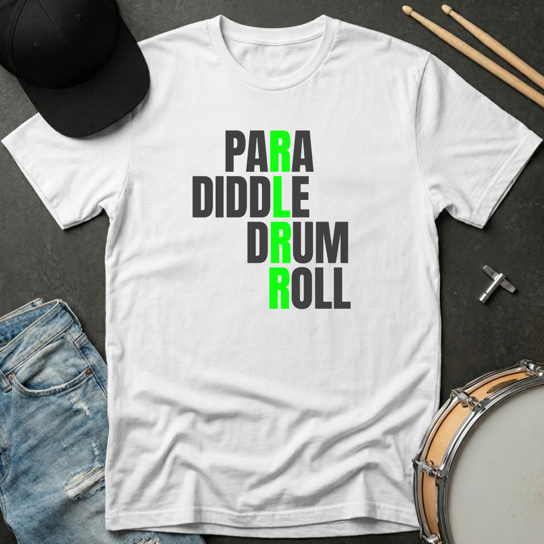 T-Shirt Paradiddle Drum Roll