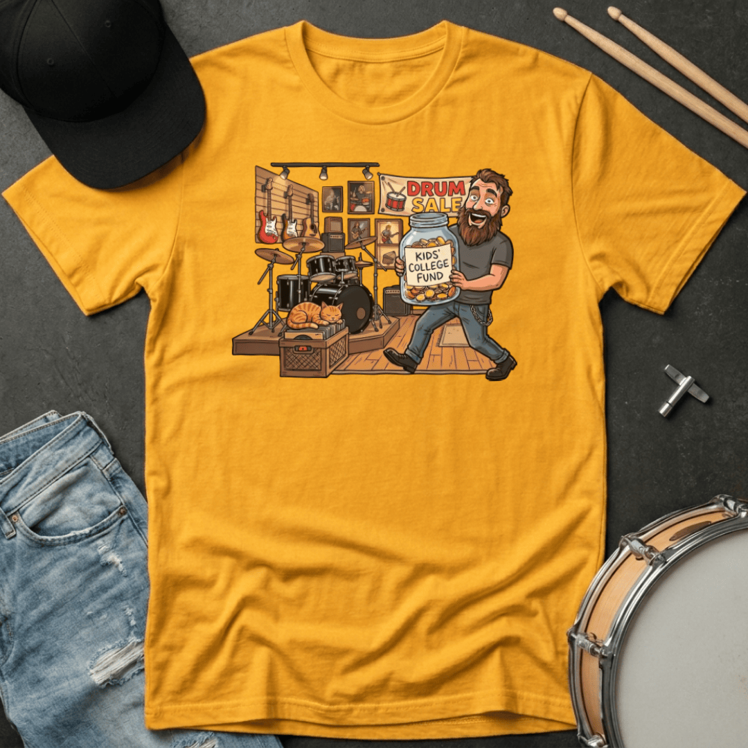 T-Shirt Drum Sale - Kids College Fund T-Shirt
