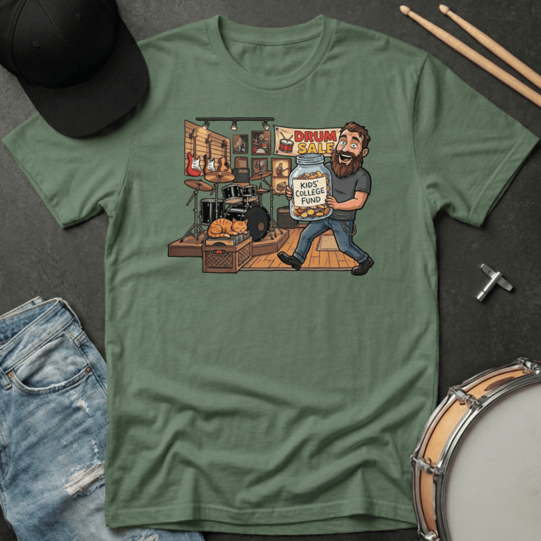 T-Shirt Drum Sale - Kids College Fund T-Shirt