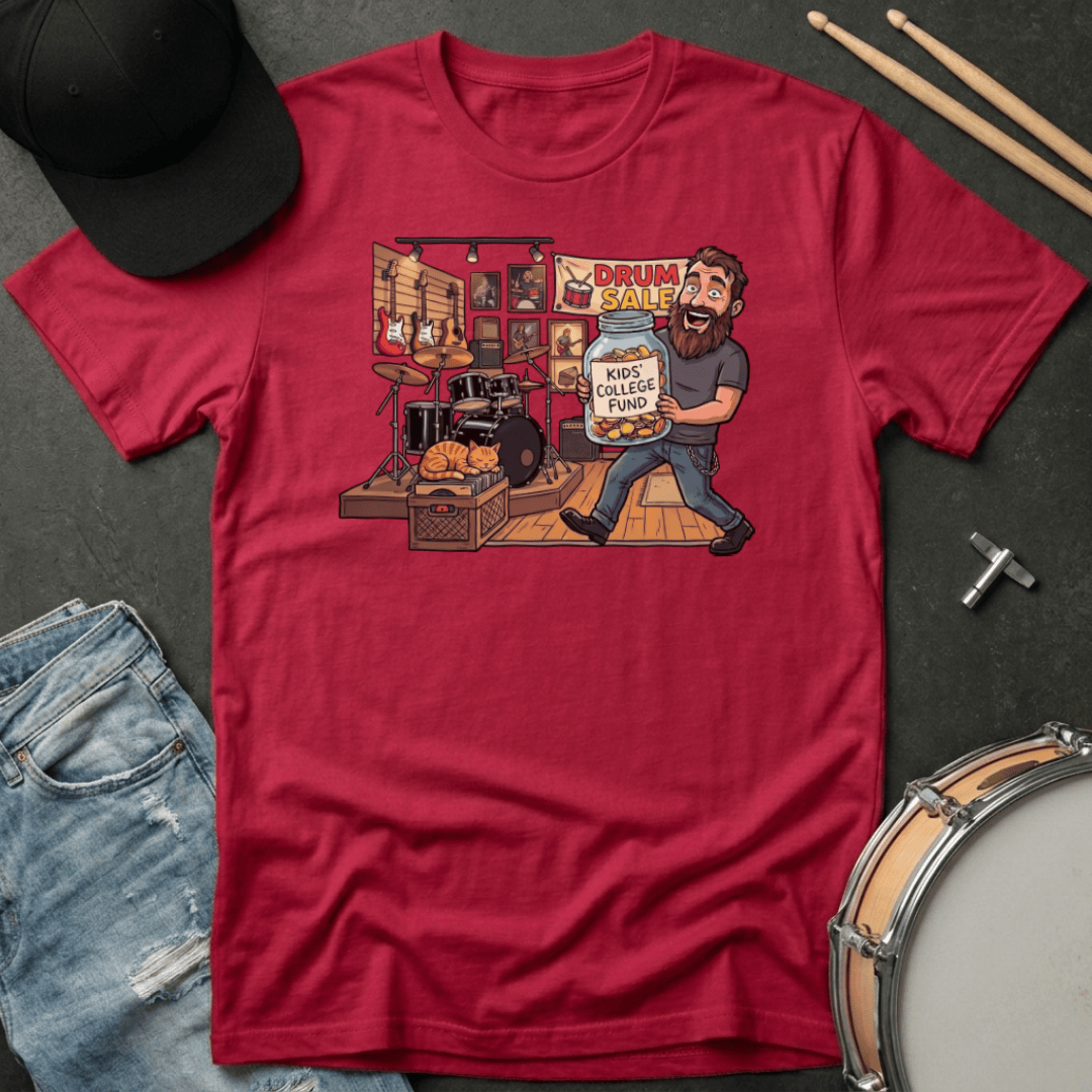 T-Shirt Drum Sale - Kids College Fund T-Shirt