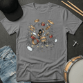 T-Shirt Explosive Anime Drummer T-Shirt