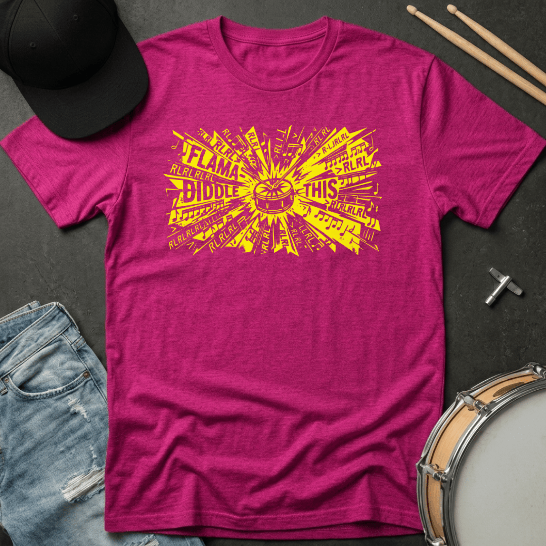 T-Shirt Flamadiddle This "Snare Starburst" T-Shirt