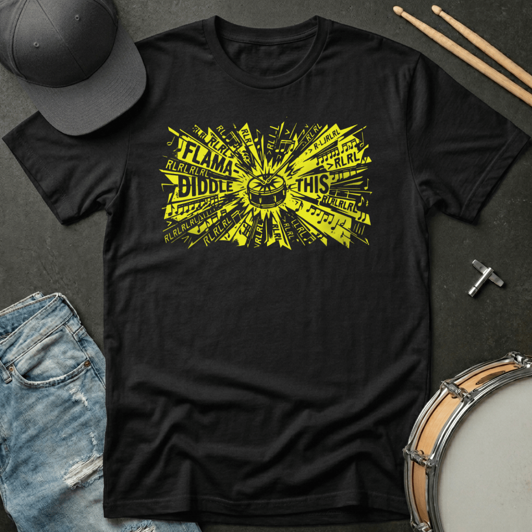 T-Shirt Flamadiddle This "Snare Starburst" T-Shirt