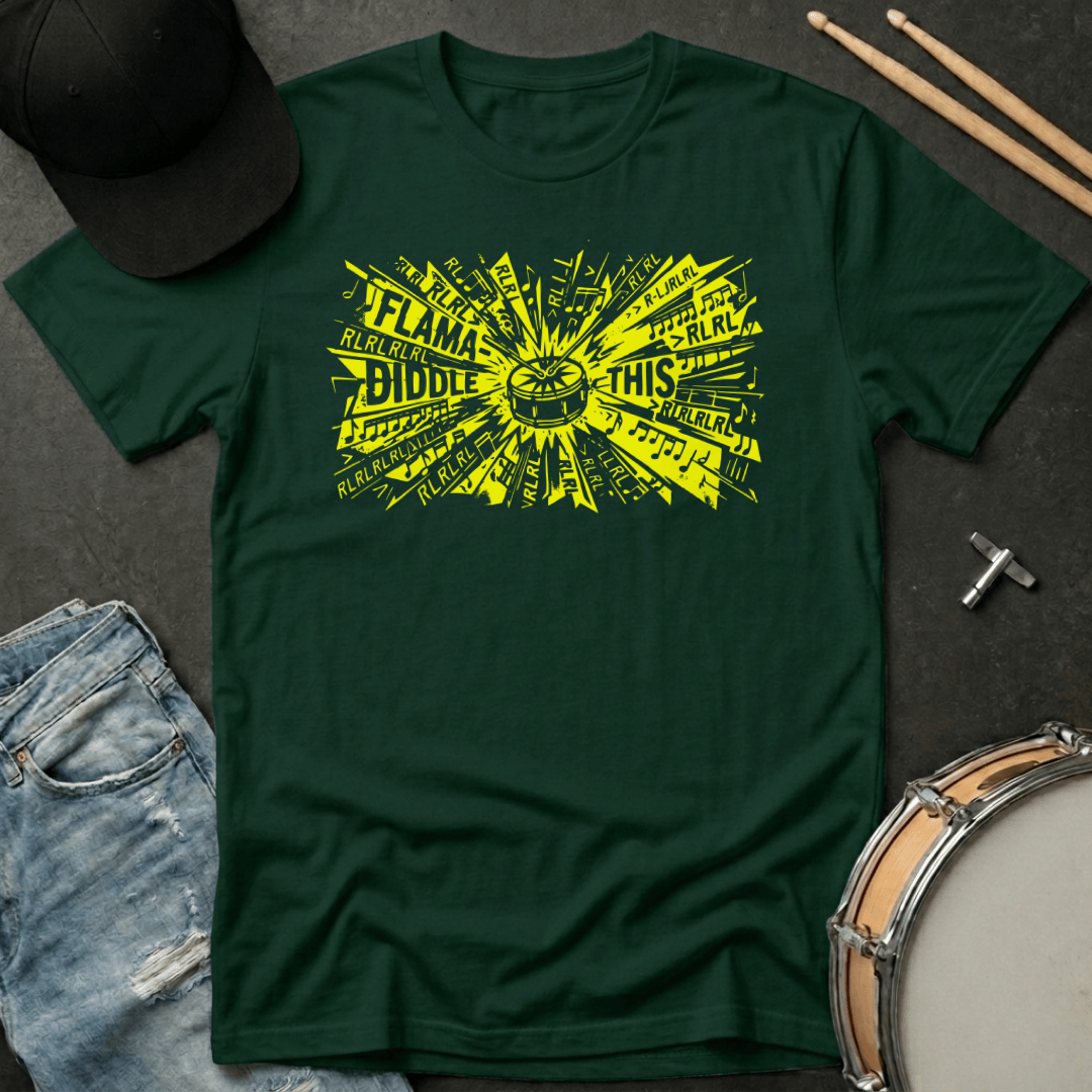 T-Shirt Flamadiddle This "Snare Starburst" T-Shirt
