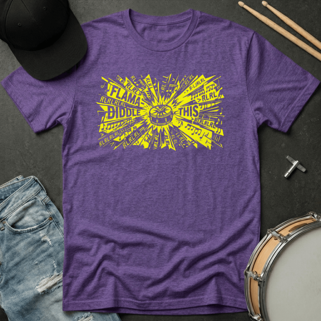 T-Shirt Flamadiddle This "Snare Starburst" T-Shirt