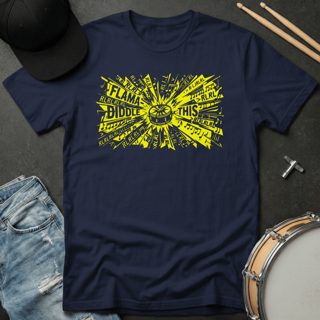 T-Shirt Flamadiddle This "Snare Starburst" T-Shirt