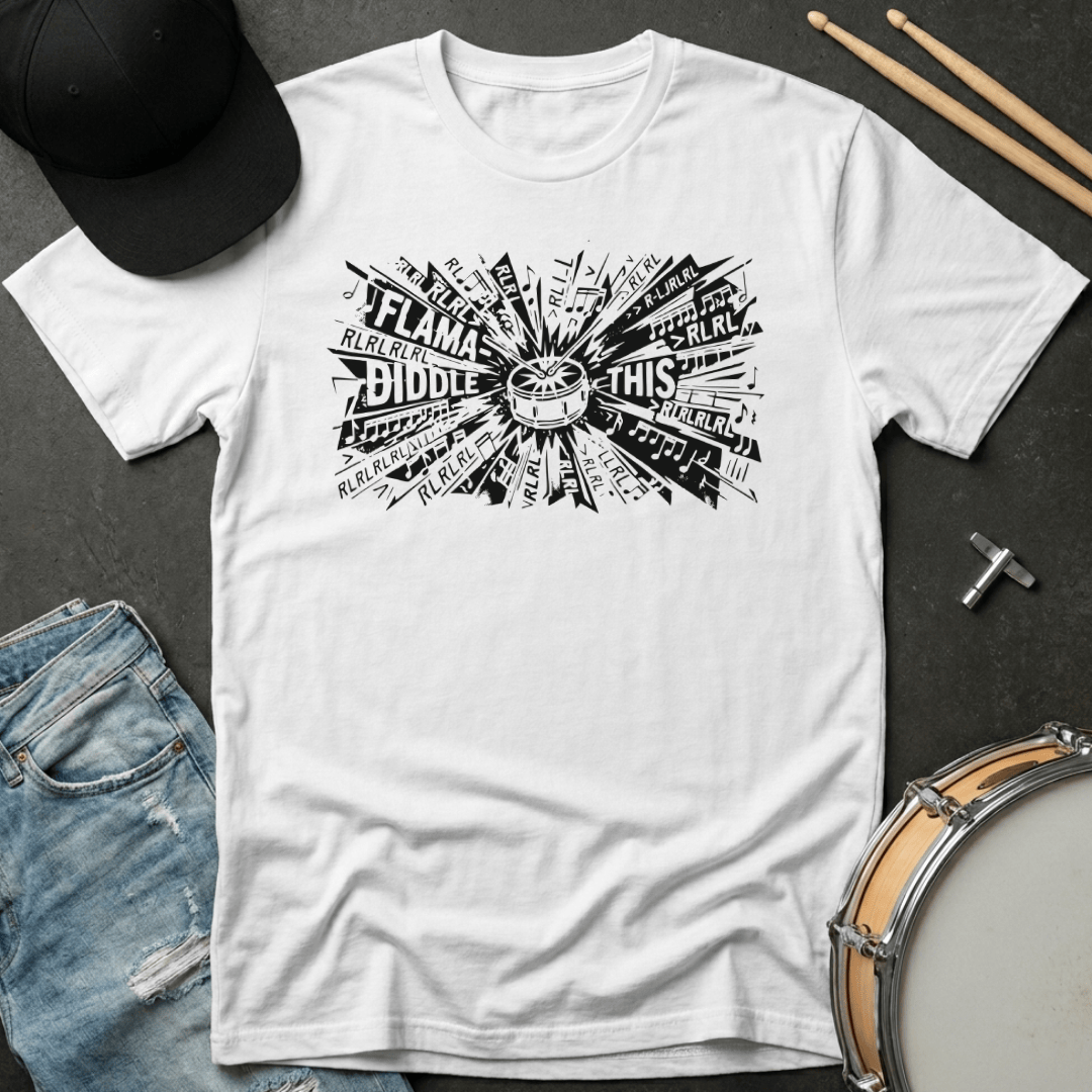 T-Shirt Flamadiddle This "Snare Starburst" T-Shirt