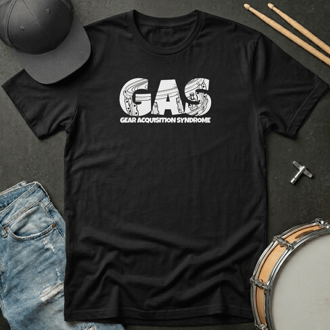 T-Shirt GAS - Gear Acquisition Syndrome "Black/White Graphic" T-Shirt
