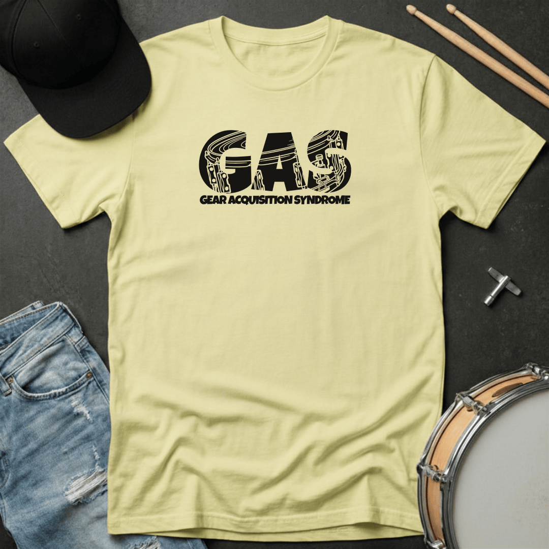 T-Shirt GAS - Gear Acquisition Syndrome "Black/White Graphic" T-Shirt