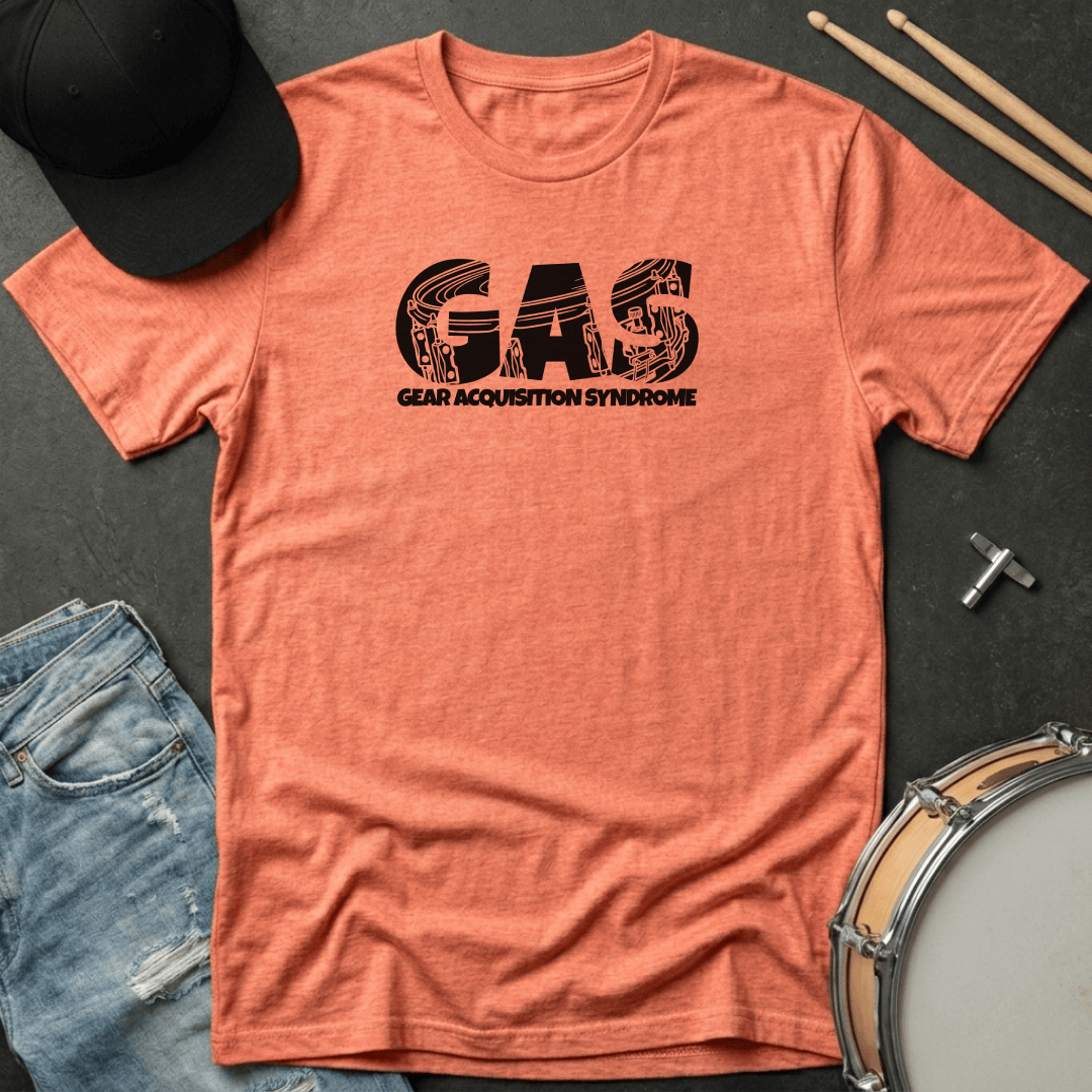 T-Shirt GAS - Gear Acquisition Syndrome "Black/White Graphic" T-Shirt