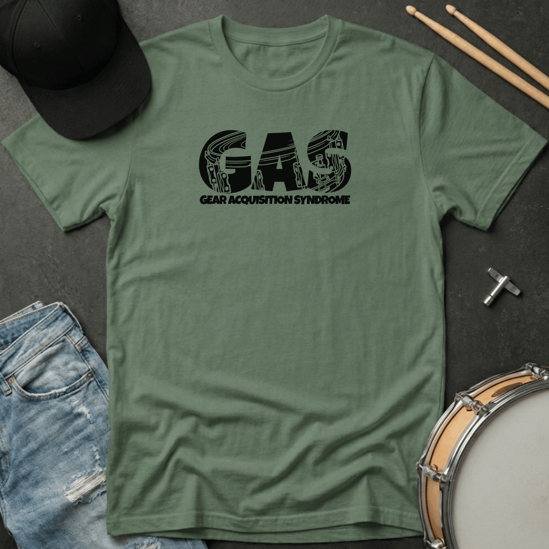 T-Shirt GAS - Gear Acquisition Syndrome "Black/White Graphic" T-Shirt
