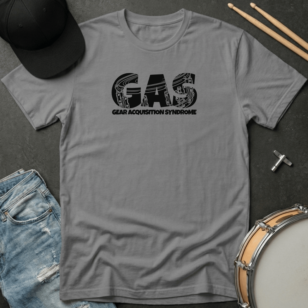 T-Shirt GAS - Gear Acquisition Syndrome "Black/White Graphic" T-Shirt