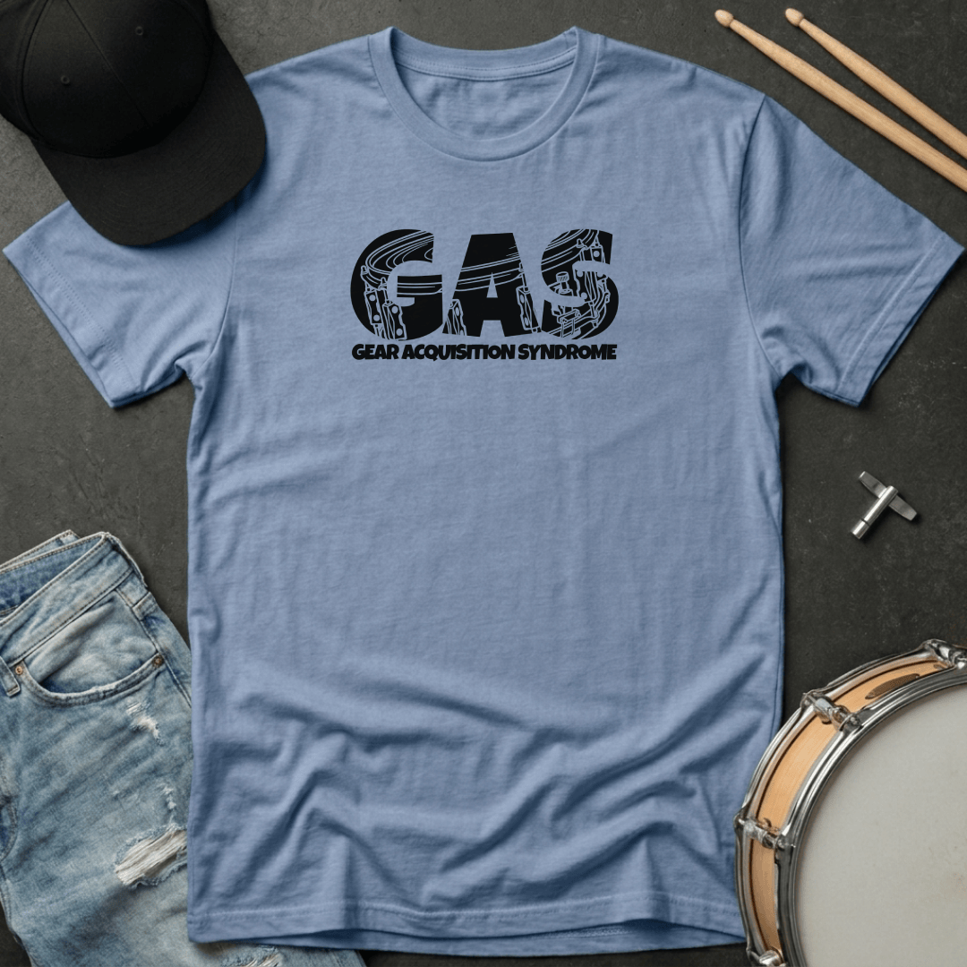 T-Shirt GAS - Gear Acquisition Syndrome "Black/White Graphic" T-Shirt