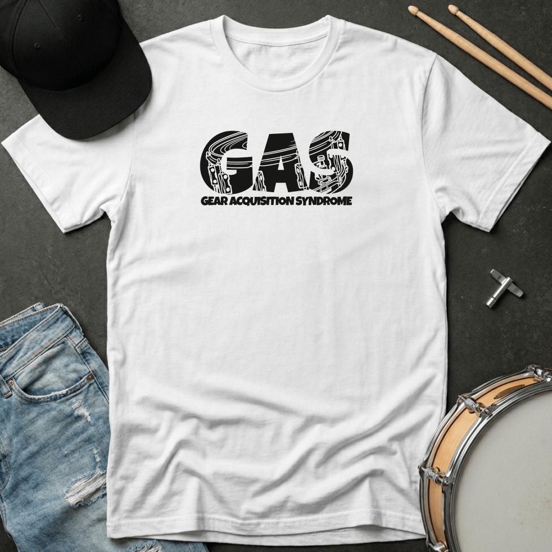 T-Shirt GAS - Gear Acquisition Syndrome "Black/White Graphic" T-Shirt