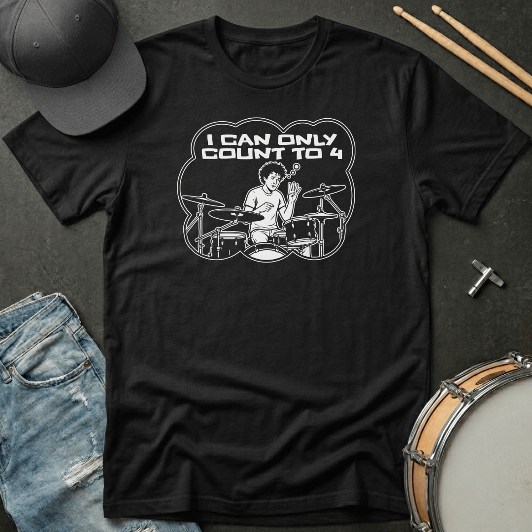 T-Shirt I Can Only Count to 4 T-Shirt