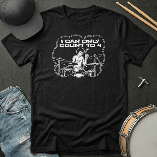 T-Shirt I Can Only Count to 4 T-Shirt