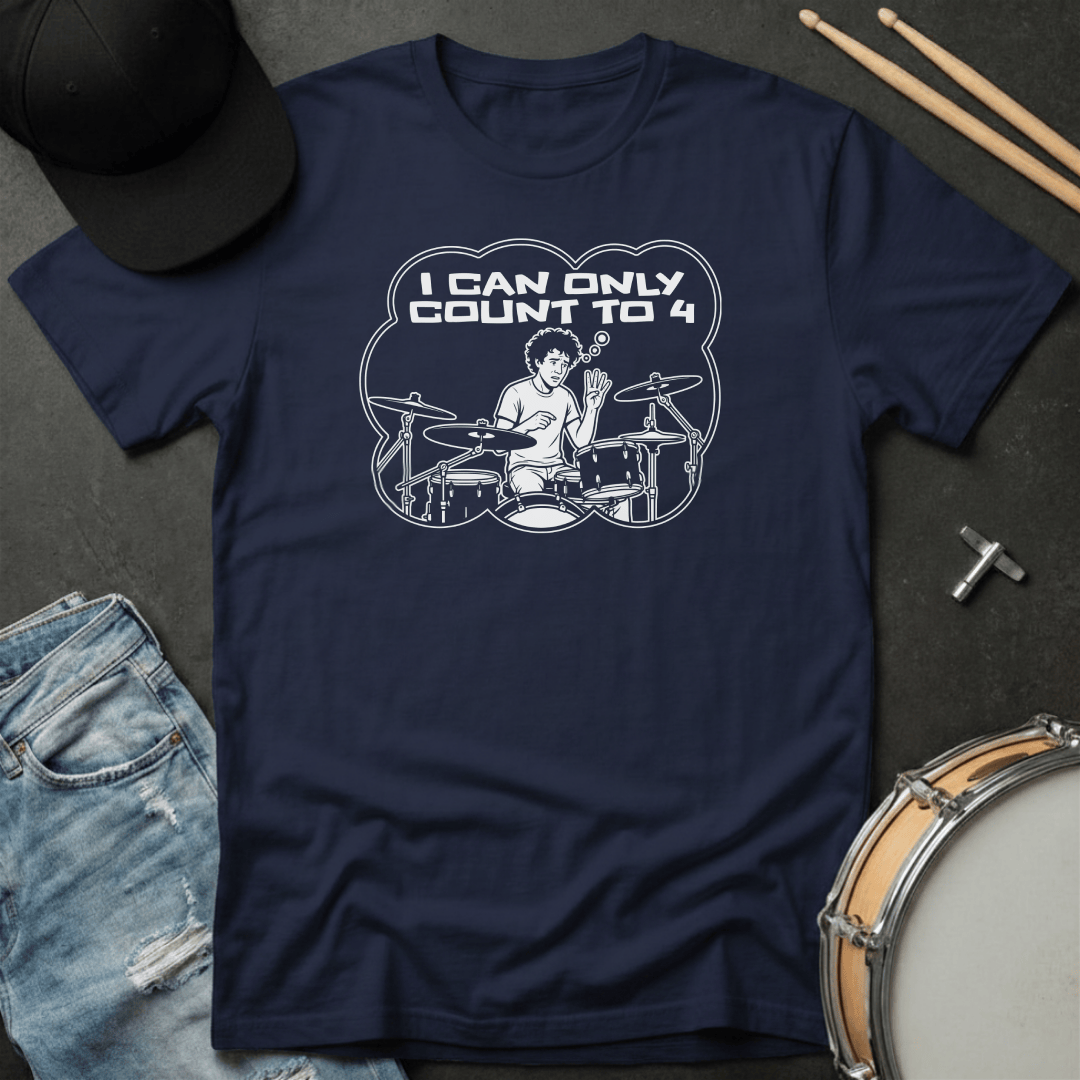 T-Shirt I Can Only Count to 4 T-Shirt