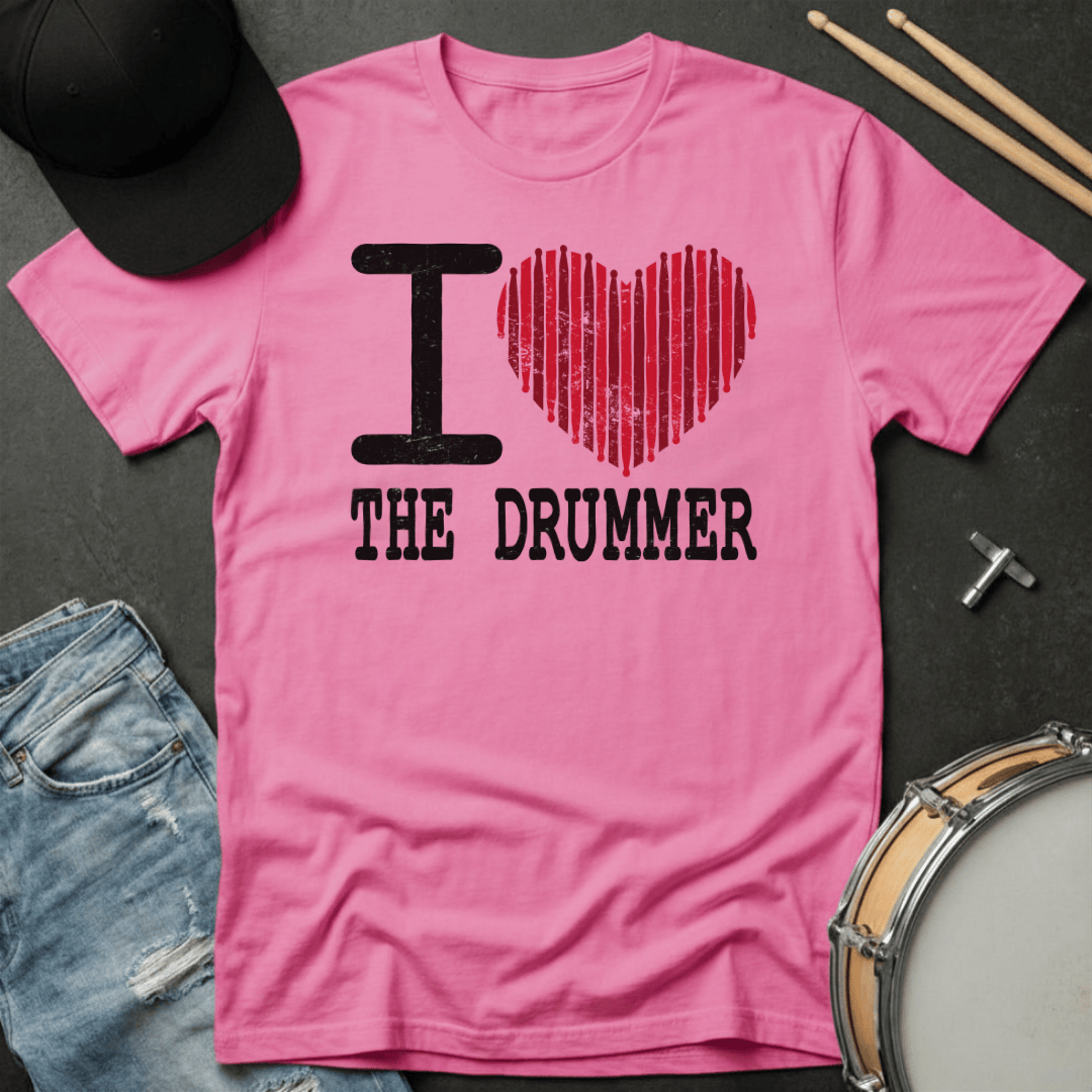 T-Shirt I ❤️ The Drummer T-Shirt