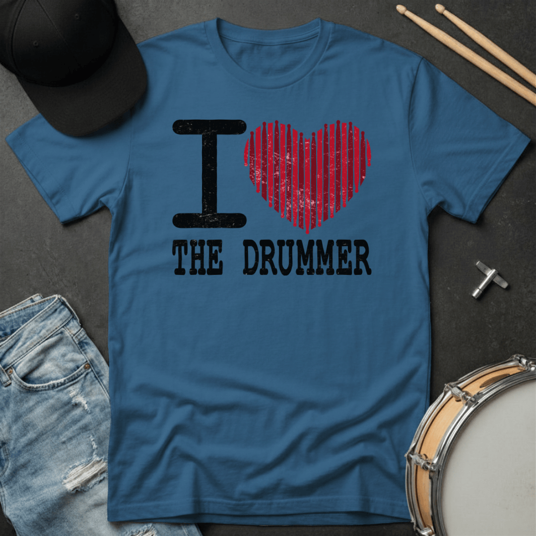 T-Shirt I ❤️ The Drummer T-Shirt