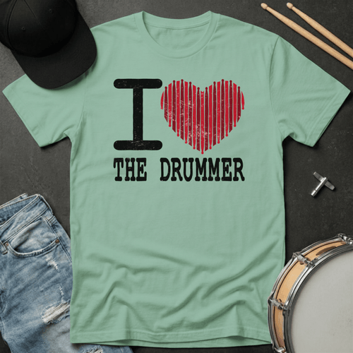 T-Shirt I ❤️ The Drummer T-Shirt