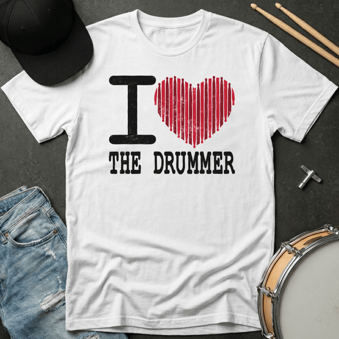 T-Shirt I ❤️ The Drummer T-Shirt