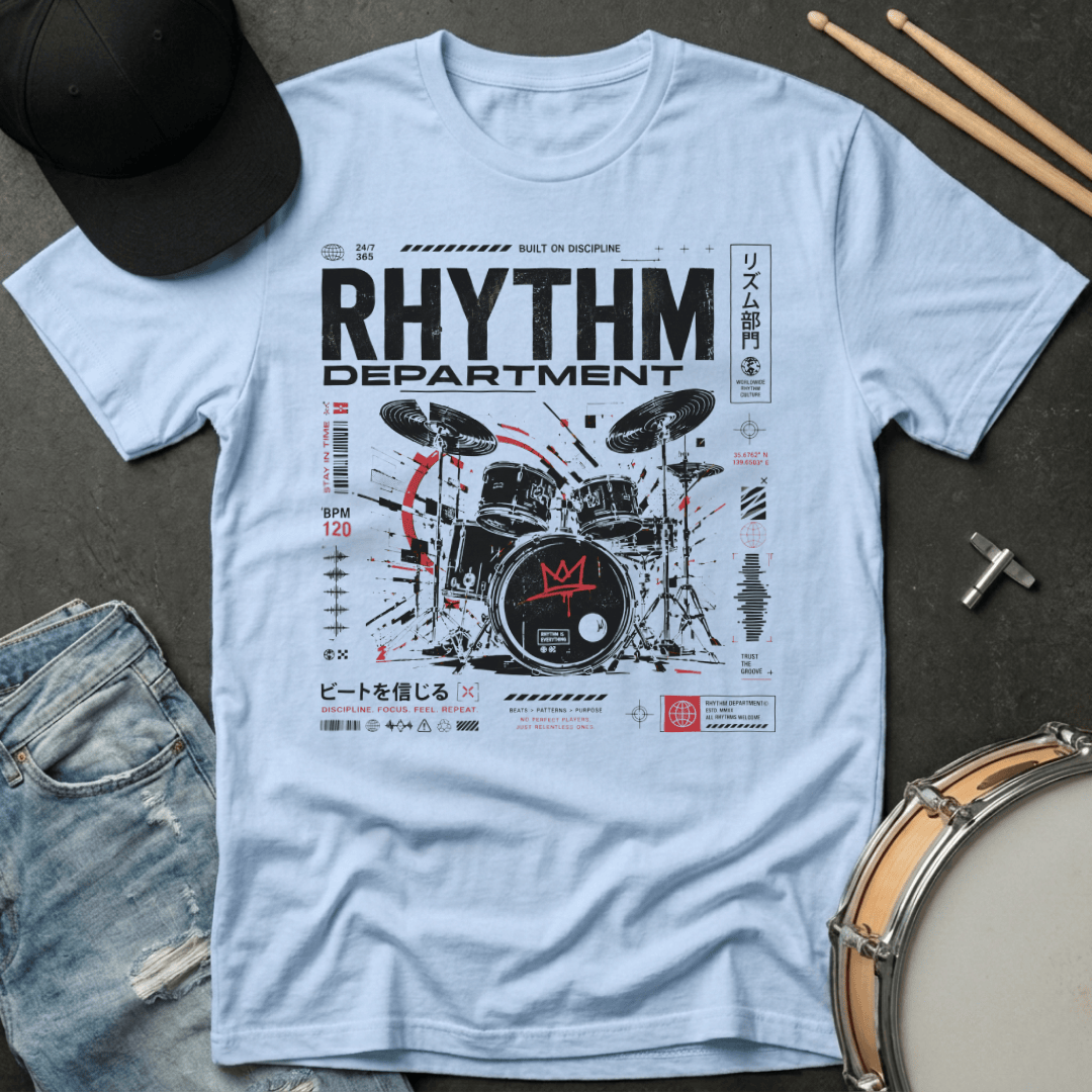 T-Shirt Rhythm Department "Red Crown Design" T-Shirt