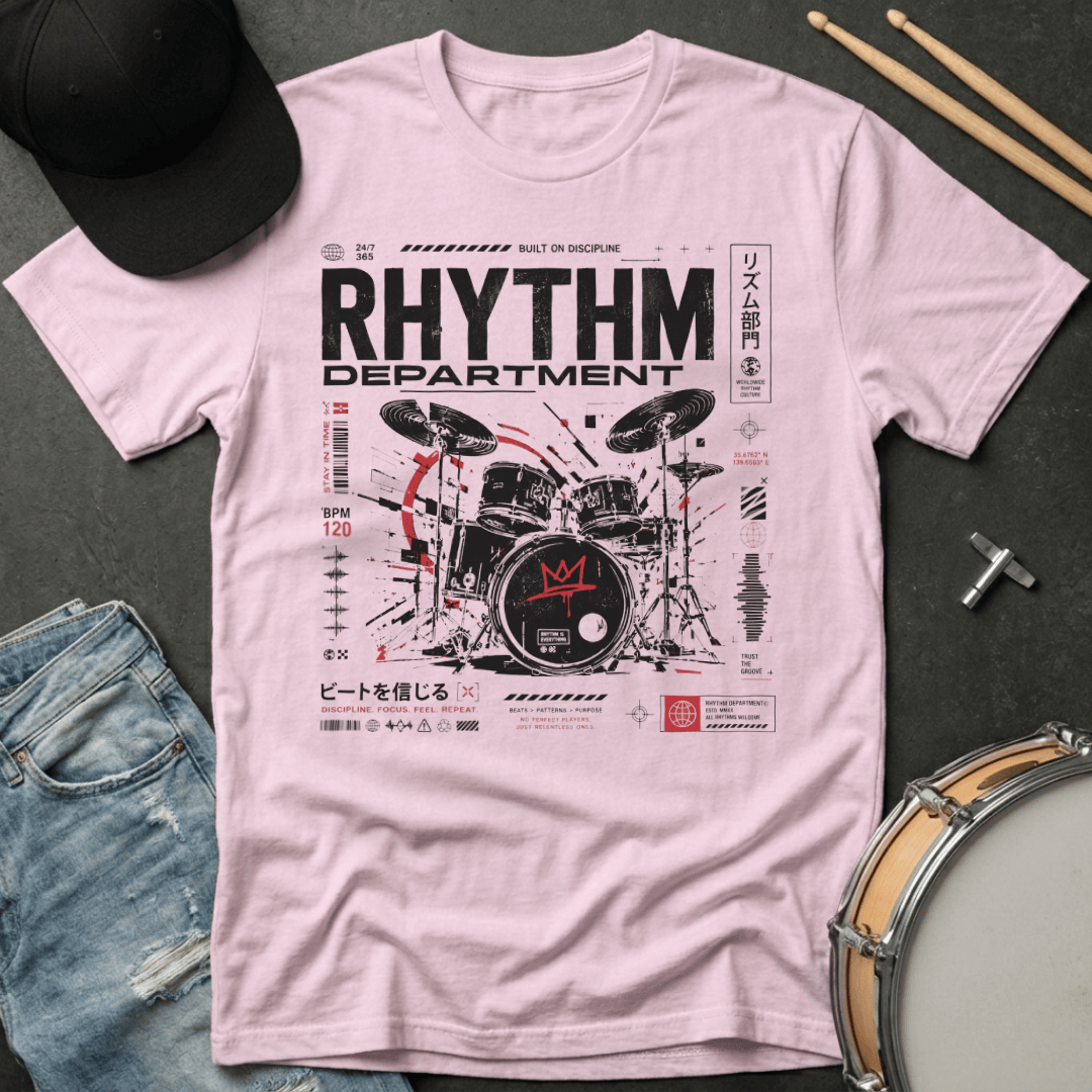 T-Shirt Rhythm Department "Red Crown Design" T-Shirt