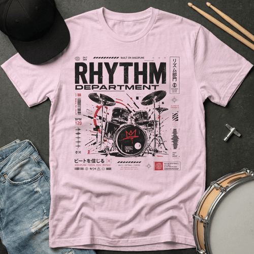 T-Shirt Rhythm Department "Red Crown Design" T-Shirt