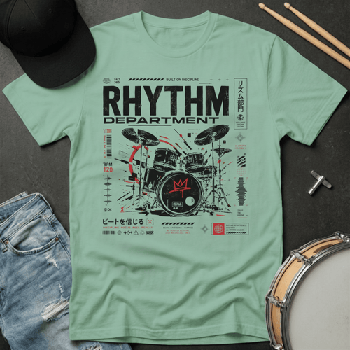 T-Shirt Rhythm Department "Red Crown Design" T-Shirt