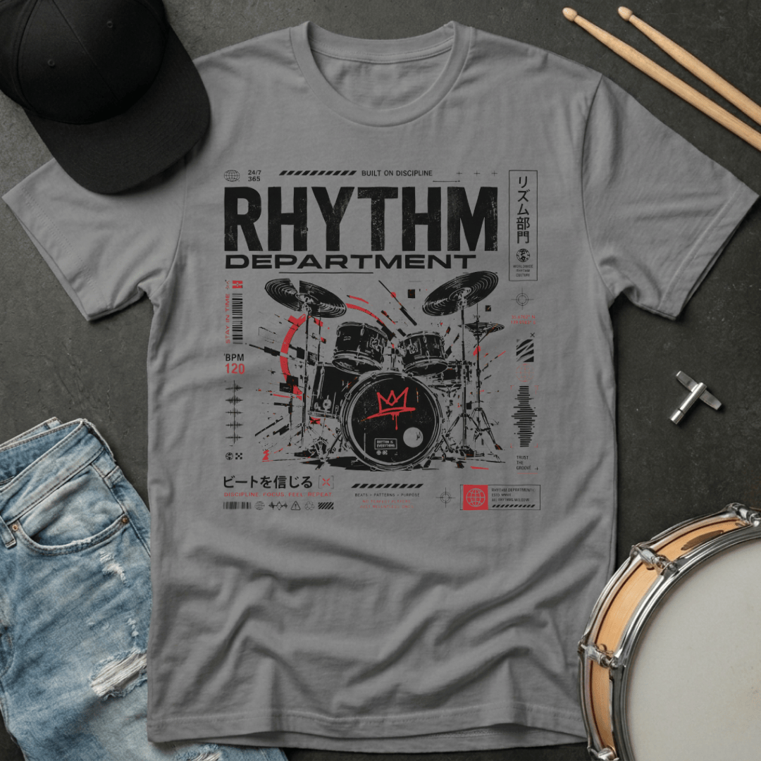 T-Shirt Rhythm Department "Red Crown Design" T-Shirt