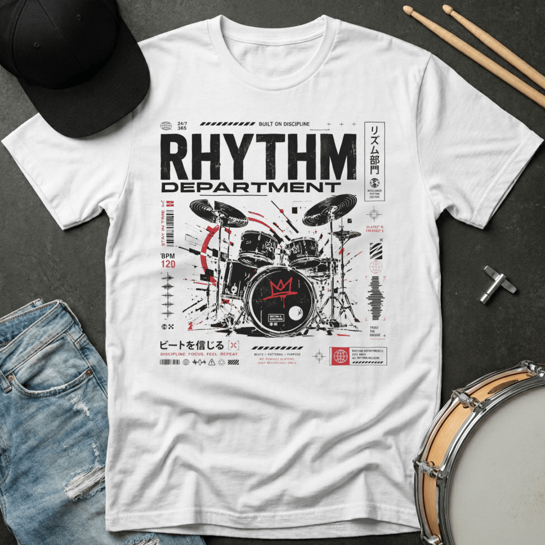T-Shirt Rhythm Department "Red Crown Design" T-Shirt